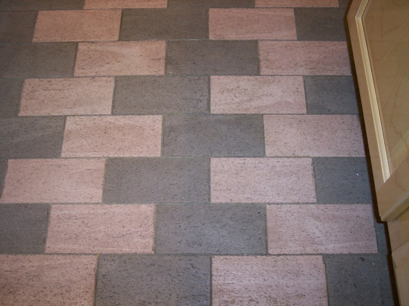 epoxy grout in tile floor