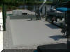 Polyurethane Decking System Epoxy.com System 450x2 on a boat dock. LEFT CLICK to enlarge this image